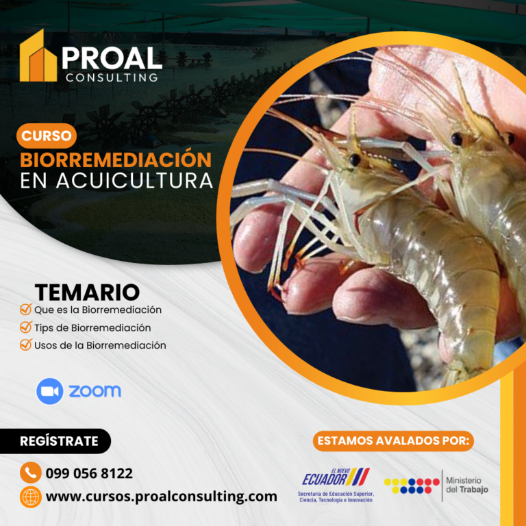 Curso – Biorremediación en Acuicultura